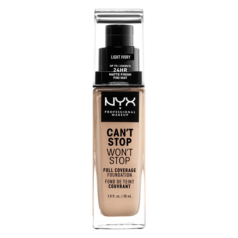 NYX PROF. MAKEUP Can't Stop Won't Stop Foundation - Light ivory