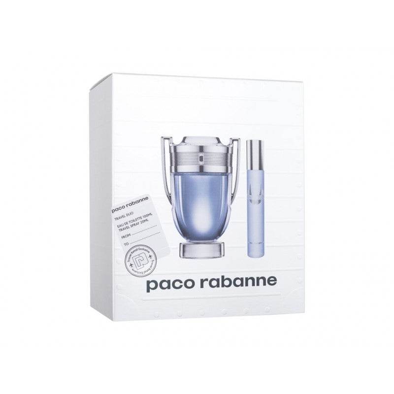 Giftset Paco Rabanne Invictus Edt 100ml + Edt 20ml