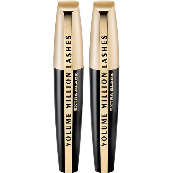 2-pack L'Oréal Paris Volume Million Lashes Mascara Extra Black 9ml