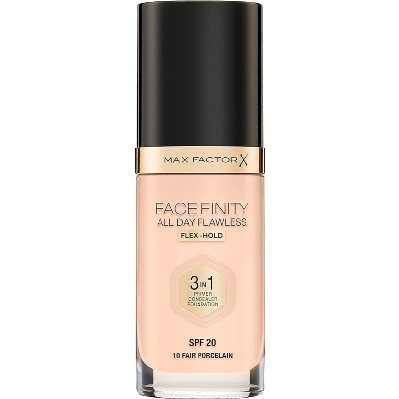 Max Factor Facefinity 3 In 1 Foundation 10 Fair Porcelain