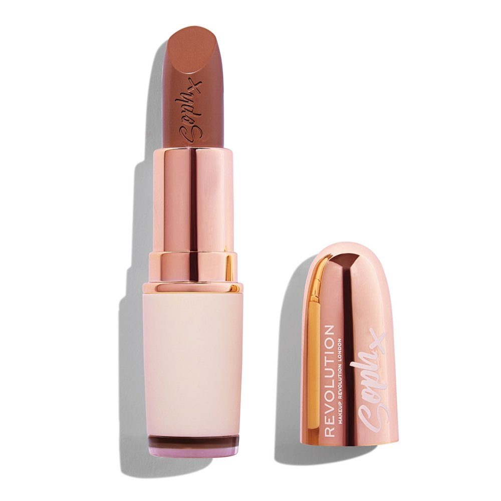 Makeup Revolution Soph Nude Lipstick - Fudge