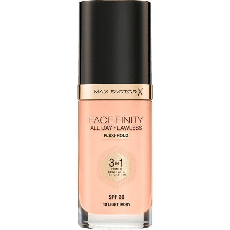 Max Factor Facefinity 3 In 1 Foundation 40 Light Ivory