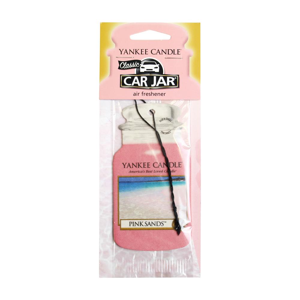 Yankee Candle Car Jar Air Freshener Pink Sands