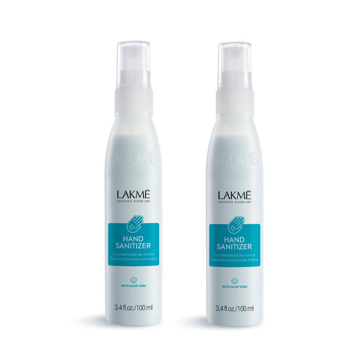 2-pack Lakmé Hand Sanitizer With Aloe Vera 100ml