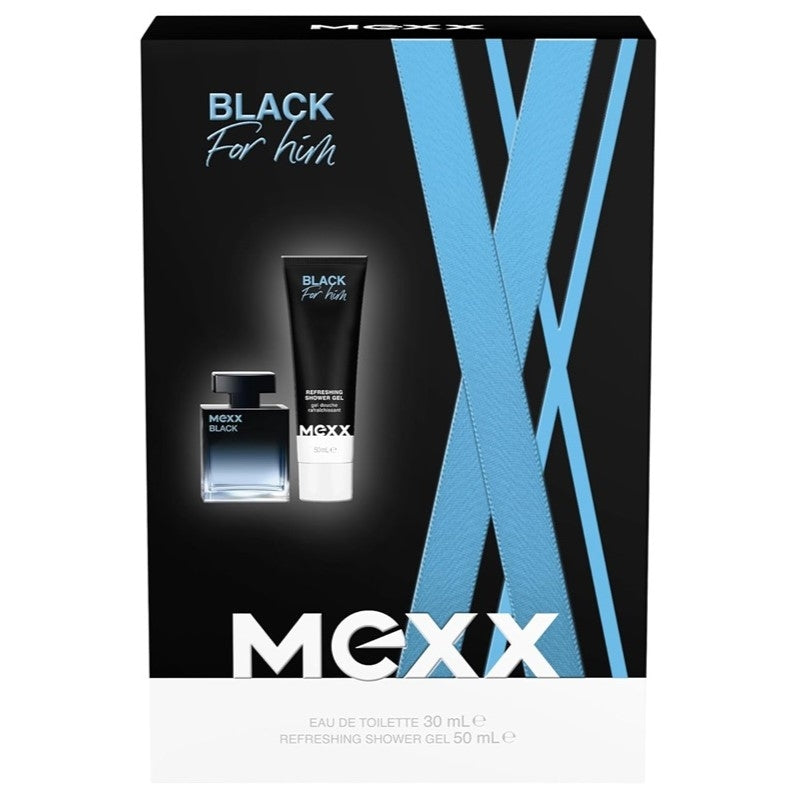Giftset Mexx Black Man Edt 30ml + Shower Gel 50ml