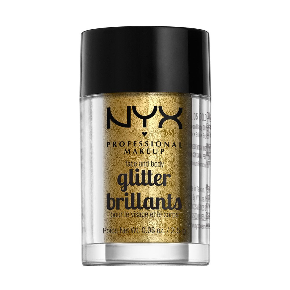 NYX PROF. MAKEUP Face & Body Glitter - 05 Gold 2,5g