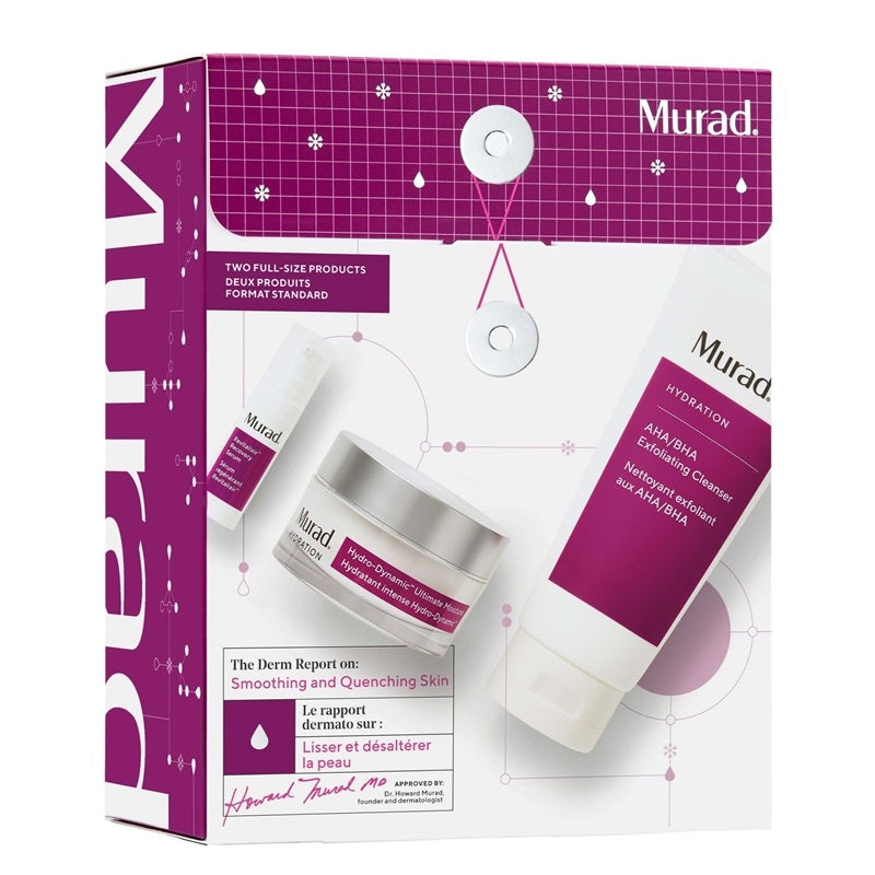 Giftset Murad The Derm Report Smoothing + Quenching Skin