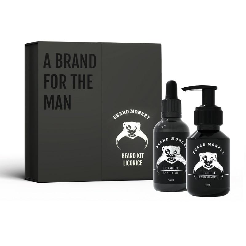 Giftset Beard Monkey Beard Kit Licorice