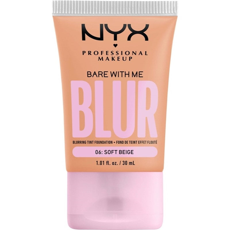 NYX PROF. MAKEUP Bare With Me Blur Tint Foundation 30ml 06 Soft Beige