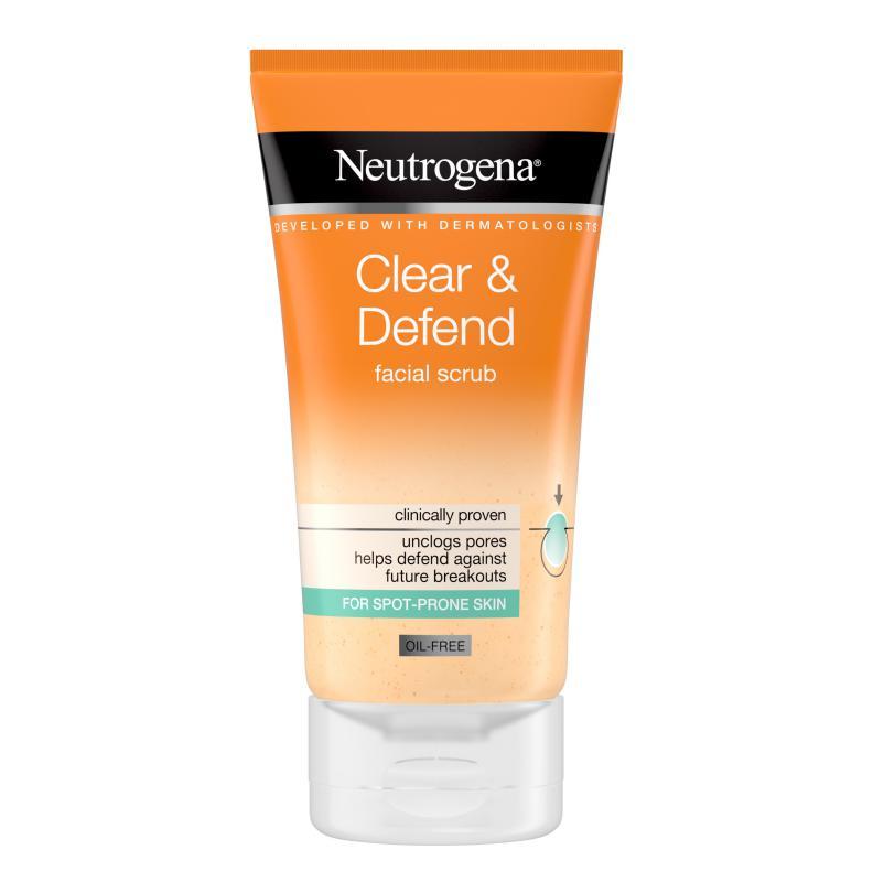 Neutrogena Clear & Defend Facial Scrub 150 ml