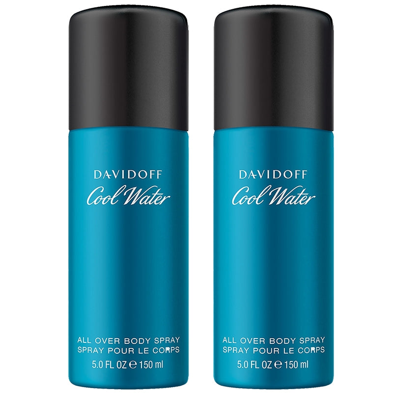 2-pack Davidoff Cool Water Body Spray 150ml