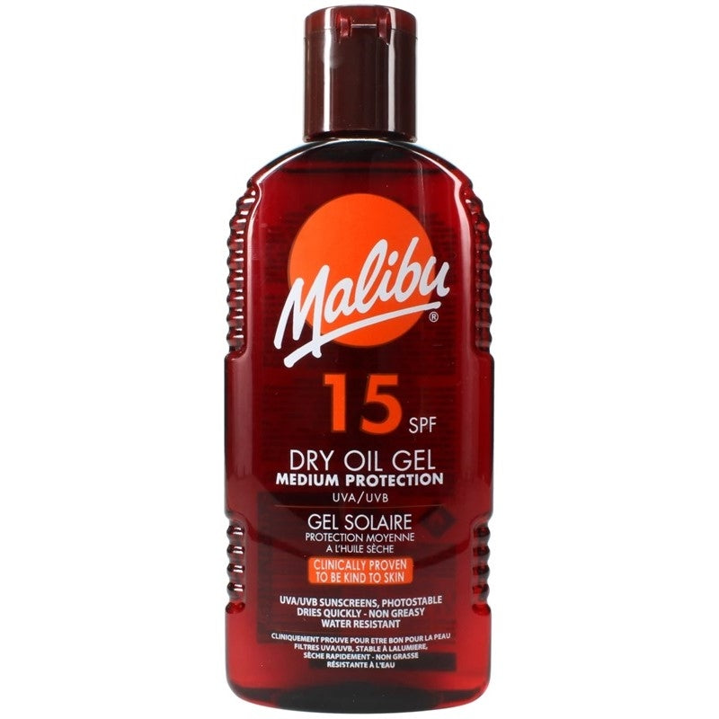 Malibu Sun Dry Oil Gel SPF15 200ml