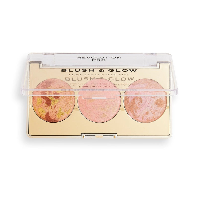 Makeup Revolution PRO Blush & Glow Palette - Peach Glow