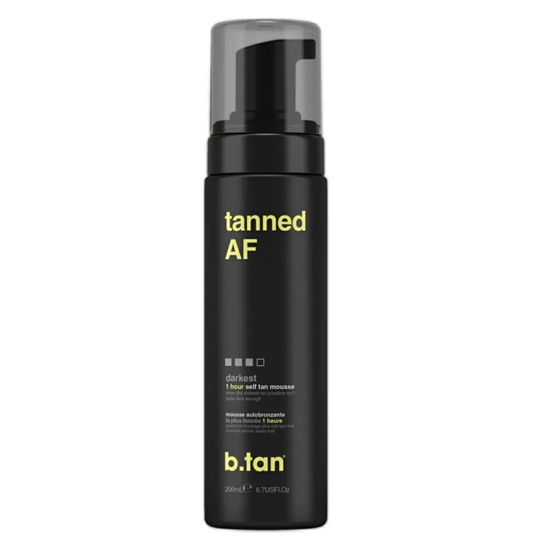 b.tan Tanned AF Self Tan Mousse 200ml