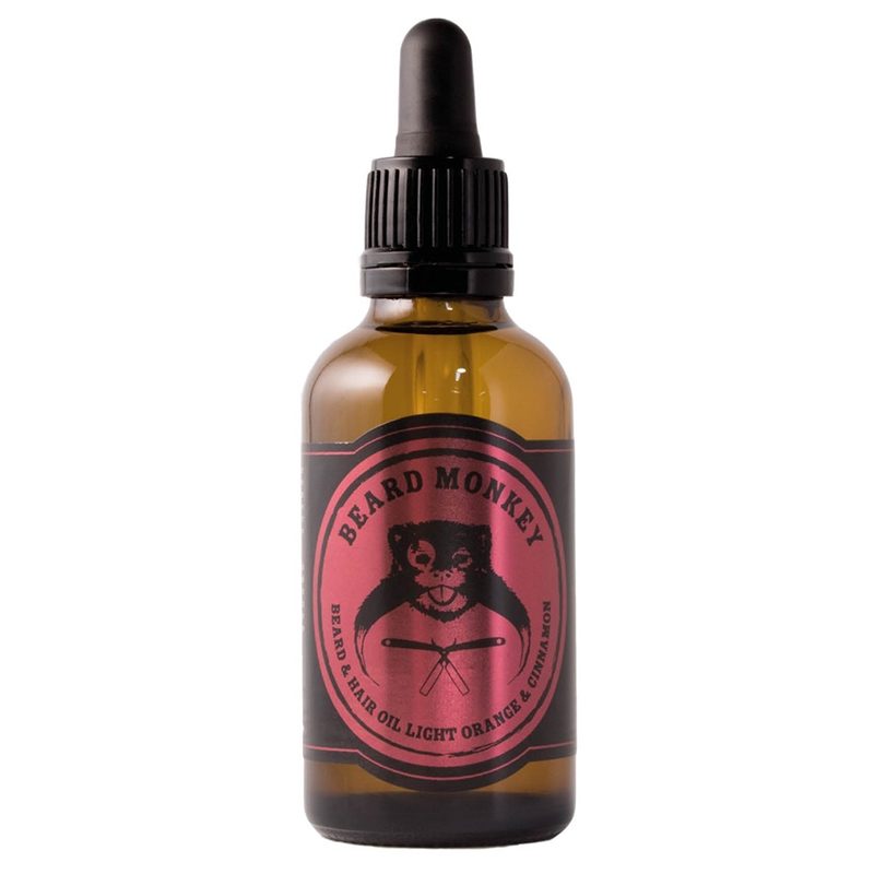 Beard Monkey Beard & Hair Oil Light Orange & Cinnamon 50ml