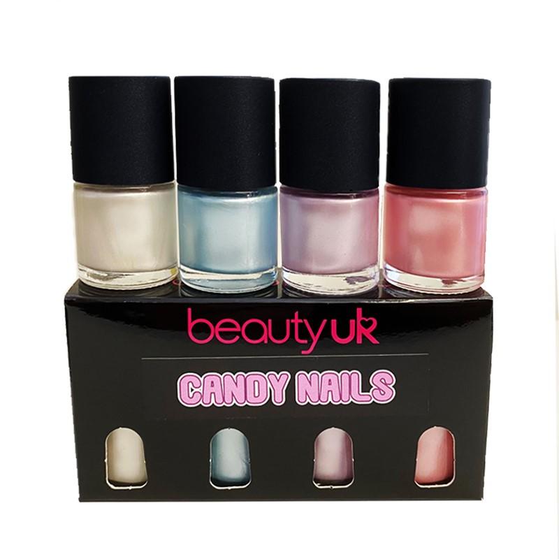 Beauty UK Candy Nails Polish Set 4x9ml