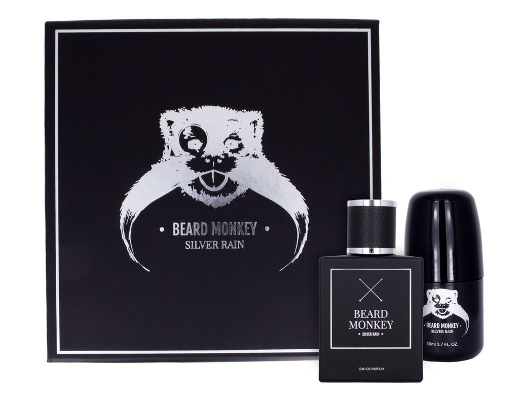 Giftset Beard Monkey Silver Rain