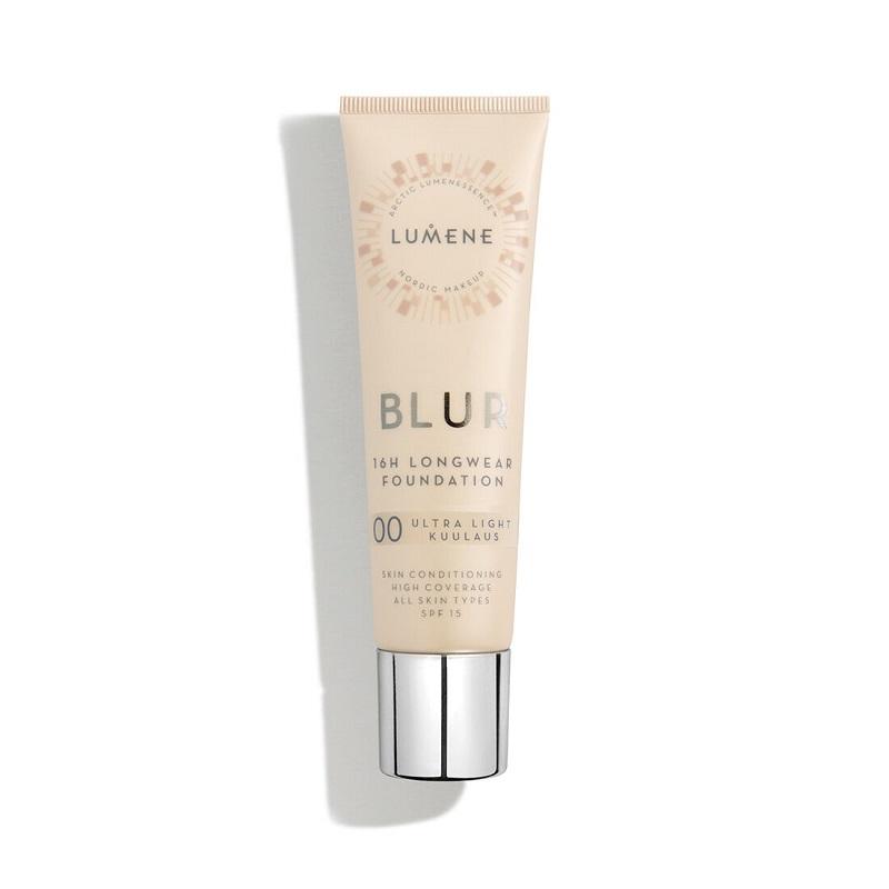 Lumene Blur 16h Longwear Foundation Spf15 Ultra Light 30ml