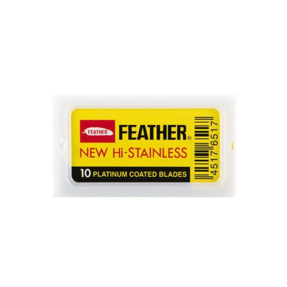 Feather New Hi-Stainless Rakblad 10-pack