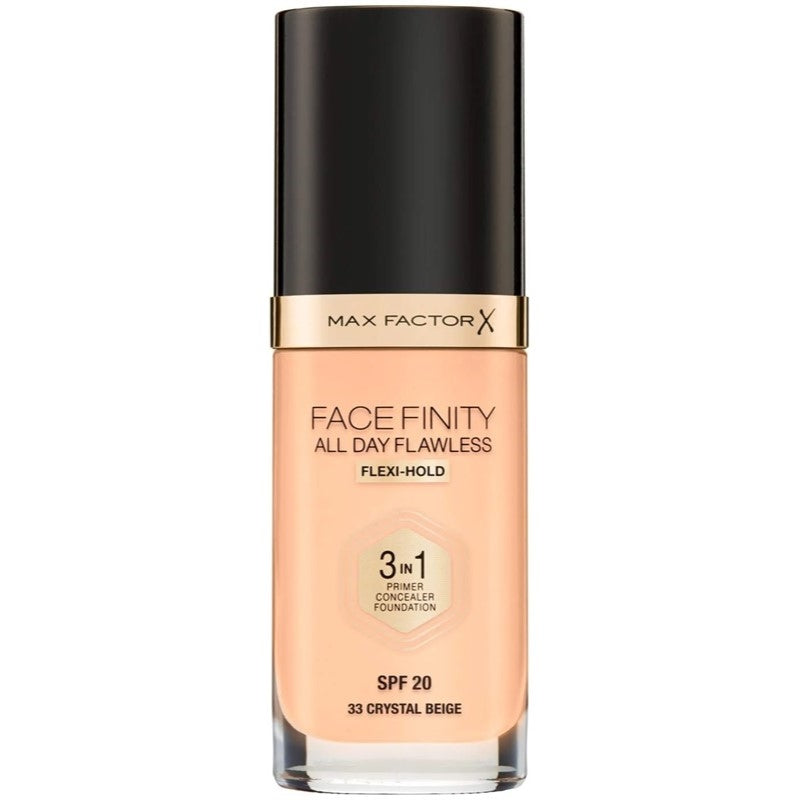 Max Factor Facefinity 3 In 1 Foundation 33 Crystal Beige