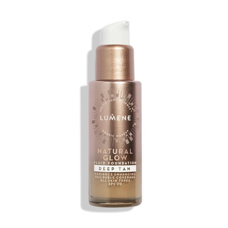 Lumene Natural Glow Fluid Foundation Spf20 Deep Tan 30ml